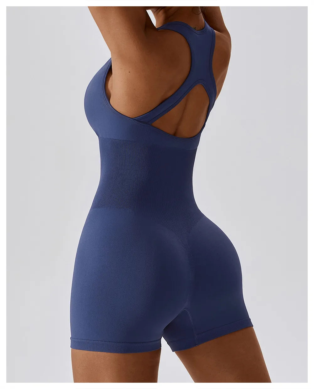 Dikişsiz Tulum Tayt Kısa Bodysuit - MasuWear